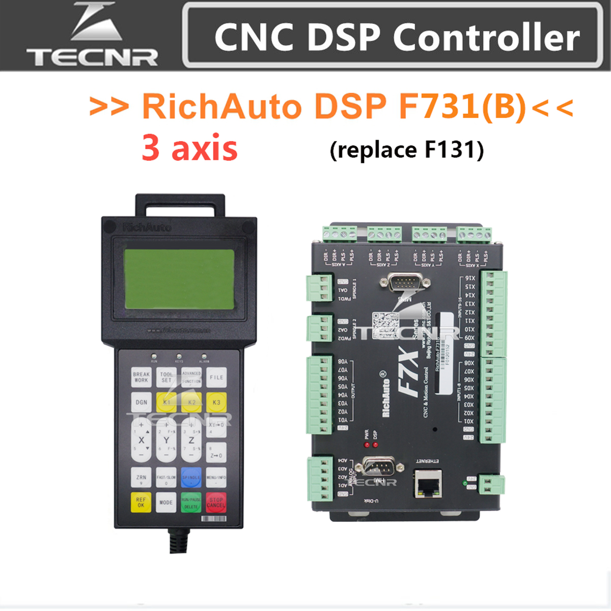 RichAuto DSP F731 3 Axis Motio - Richauto A11 Dsp Controller 3 Axis ulasan dan harga