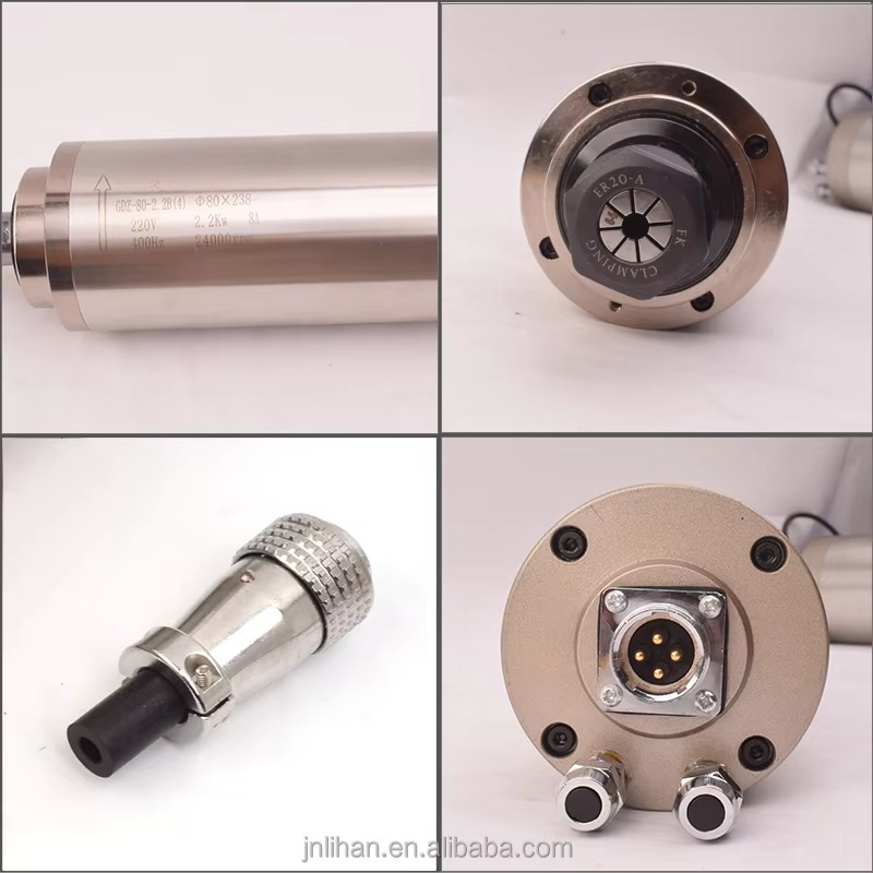 2.2KW 220V Water Cooled Machin - 2.2Kw Water Cooled Spindle Kit Vfd ulasan dan harga